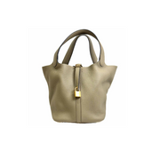 Hermes Beige Marfa Picotin 22 - Jiaxyk